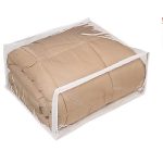 Organizador casa: kit com 5 sacos de embalagem com zíper para cobreleito e enxoval
