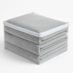 Organizador casa kit 3 PVC com zíper para enxovais e roupas