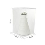 organizador casa saco mega grande 100x50x50 de PVC com zíper multiuso para guarda-roupa