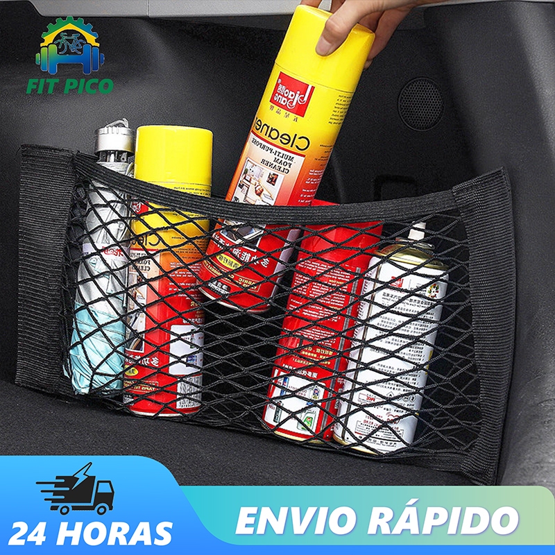 organizador de malha do porta-malas com rede de armazenamento universal para carro