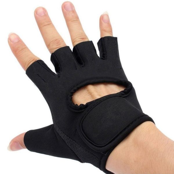 Par de luva para academia neoprene treino musculação feminina masculina