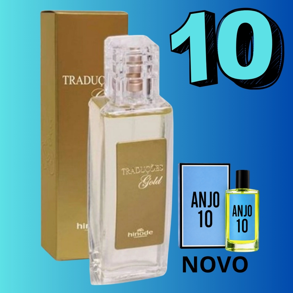 Perfume feminino Traduções Gold Nº 10 Hinode 100ml oriental frutal nova embalagem