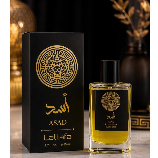 Perfume masculino Asad 50ml frasco importado árabe alta fixação