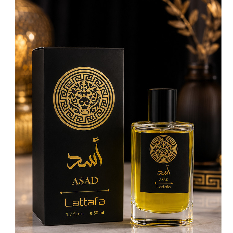 Perfume masculino Asad 50ml frasco importado árabe alta fixação