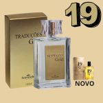Perfume masculino Traduções Gold Nº19 Hinode fougère oriental nova embalagem
