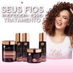 produto cabelo Kit Cachos tratamento intenso com 5 produtos e gelatina para memorização das curvas