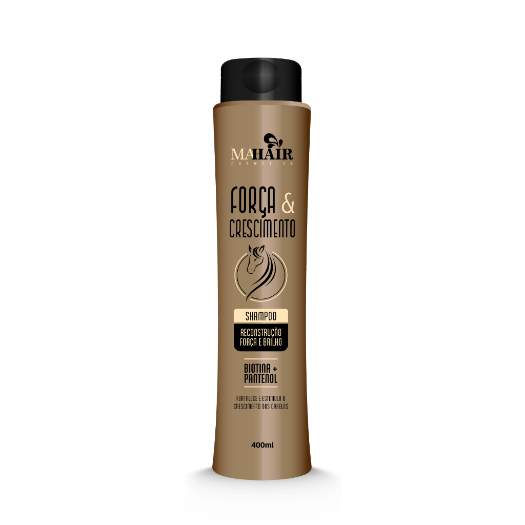 produto cabelo Kit Capilar Força e Crescimento Mahair com 2 produtos para presente