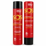 Produto cabelo Kit ILIKE SOS Antiemborrachamento com 2 produtos da linha SOS