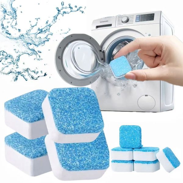 produto limpeza casa: kit pastilhas efervescentes para máquina de lavar roupa