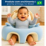 produtos bebe: Almofada Assento Infantil Antiqueda em pelúcia antialérgica para conforto e postura