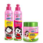 produtos bebe kit kids cabelos cacheados bio extratus 3 produtos cachinhos modelados