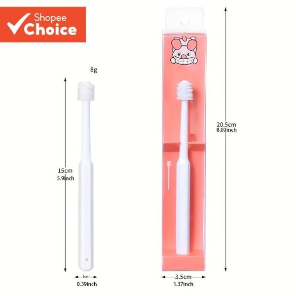 Produtos pet: escova de dentes de silicone para cães e gatos