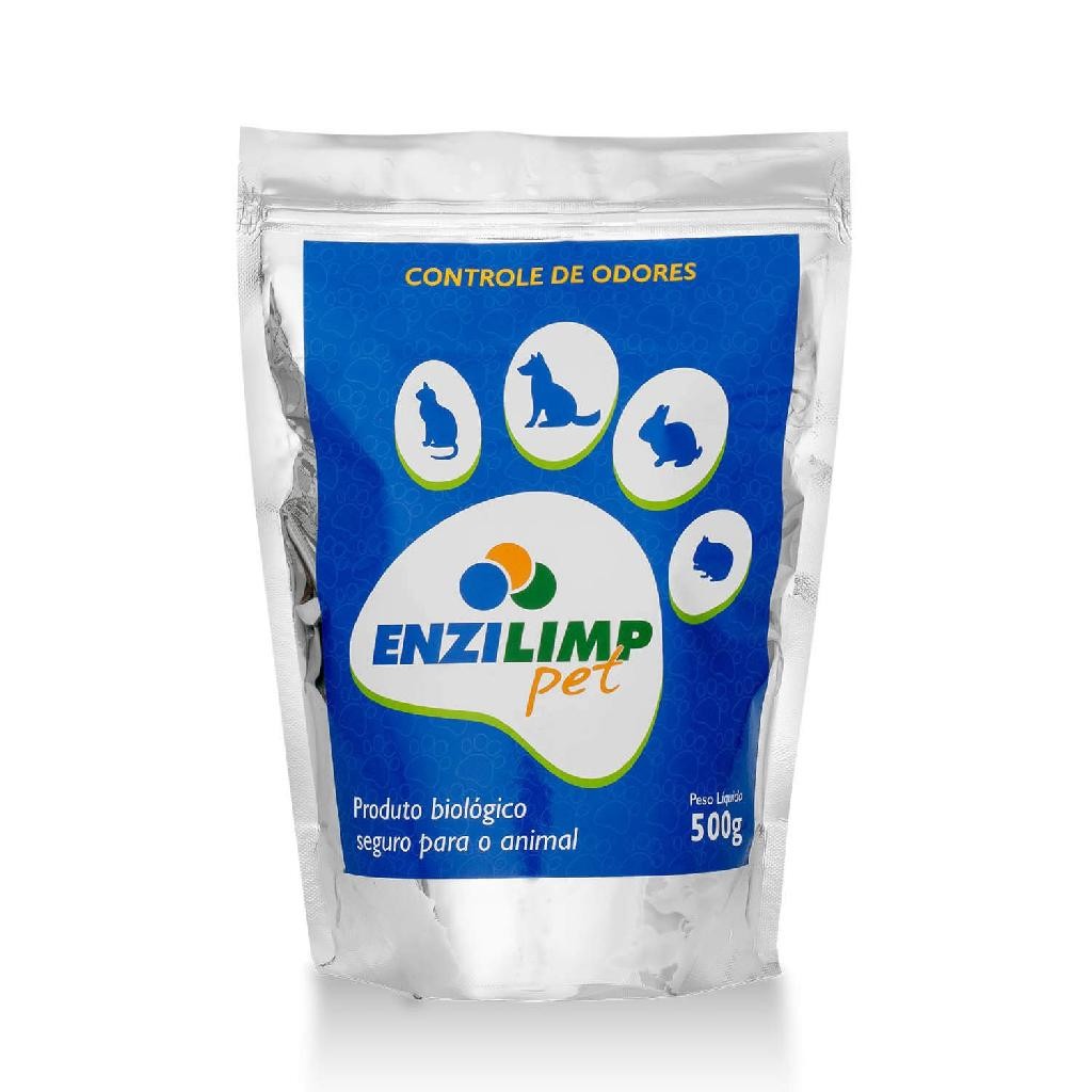 produtos pet Enzilimp Pet 500g para controle de odor de urina e fezes