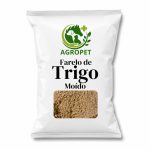 Produtos pet Farelo de Trigo 1kg natural rico em nutrientes para animais