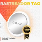 Rastreador bluetooth A'GOLD Kit 2 Smart Air Tag para iPhone Localizador de objetos e pet