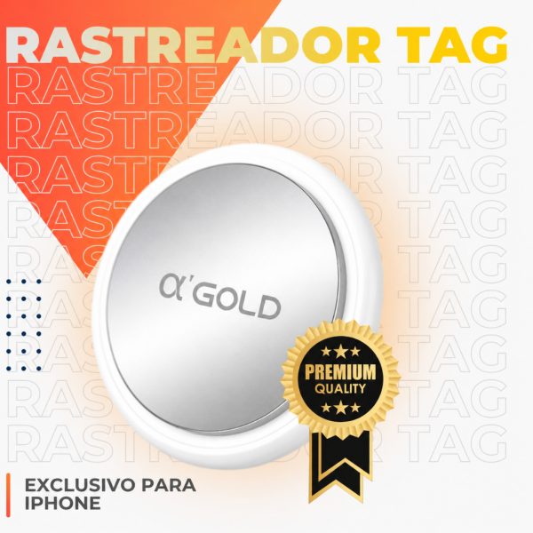 Rastreador bluetooth A'GOLD Kit 2 Smart Air Tag para iPhone Localizador de objetos e pet