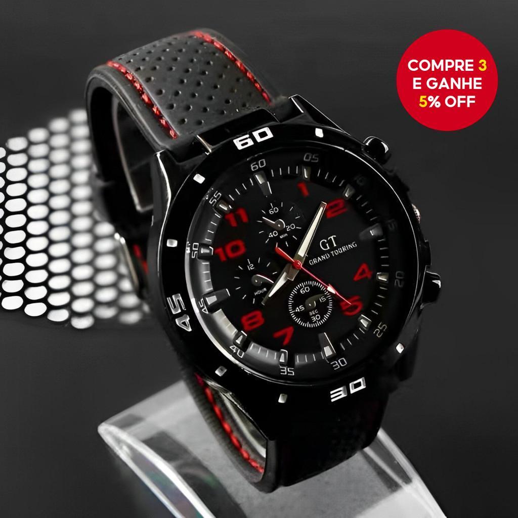 Relógio esportivo digital masculino à prova d'água com pulseira de silicone leve