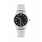relogio masculino Dália Black Silver 35mm prata elegante unissex