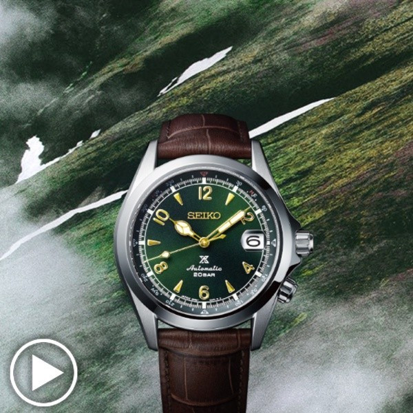 relogio masculino SEIKO x PADI verde esportivo com pulseira de couro