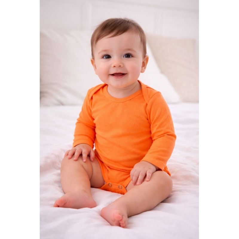 roupa bebe Bodie Para Bébês Neon da kadu Modas em tons vibrantes