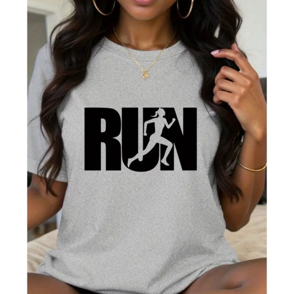 Roupa fitness feminina blusa de algodão para academia e corrida