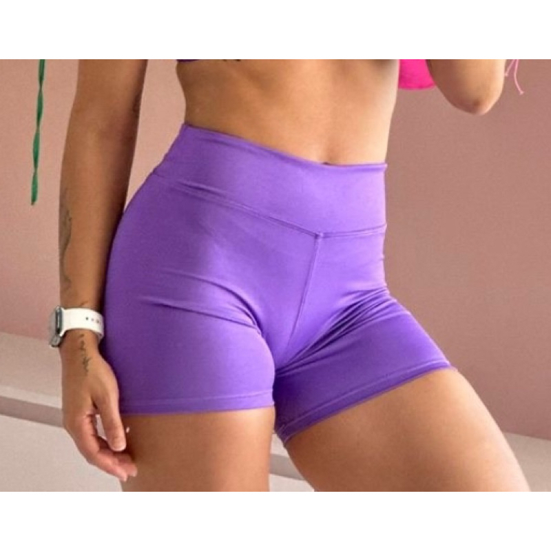 Roupa fitness feminina shortinho curto empina bumbum tecido premium toque macio