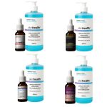 sabonete facial + sérum Skinhealth kit de skincare em dois passos
