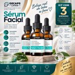 serum facial Clear Clareador em combo 3x 30ml para uniformizar o tom da pele