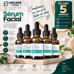 serum facial Clareador Vittage kit 2 unidades 30ml cada