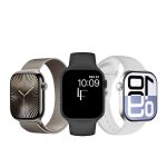 smartwatch GS10 Mini 41mm 2026 com monitor de saúde e WhatsApp em pulso feminino