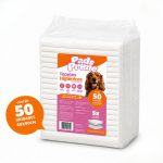 Tapete higiênico para cachorro 80x60cm Pads Prime com 50 ou 100 unidades