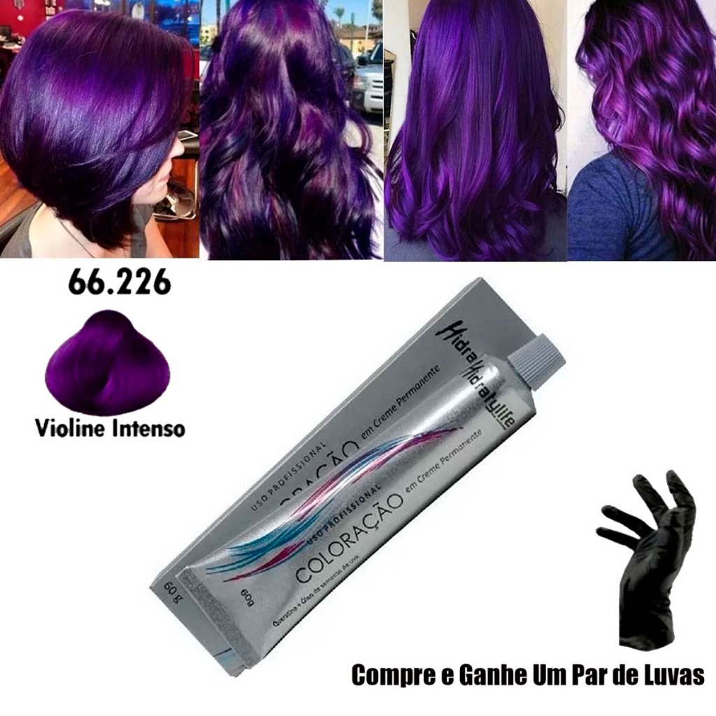 tintura cabelo Violine 66.226 Hidraty Mairibel em embalagem profissional