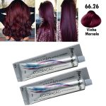 tintura cabelo Vinho Marsala 66.26 Mairibel Hidraty kit 2 unidades para coloração intensa e hidratada
