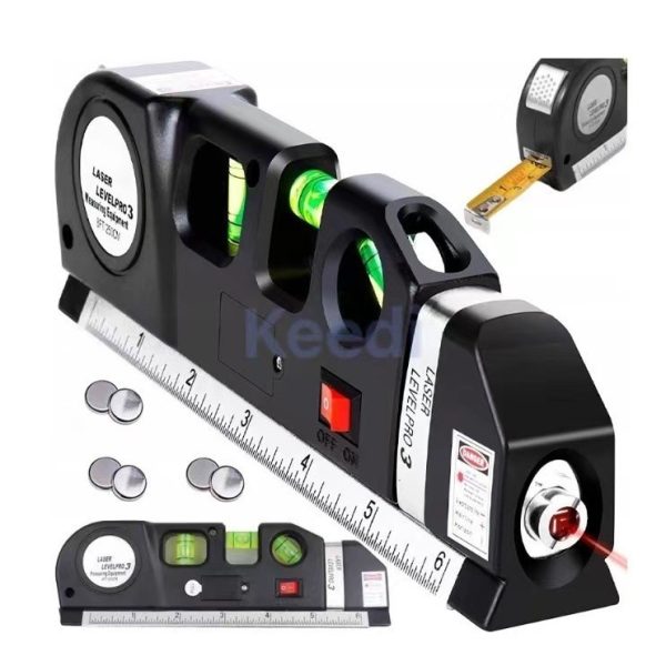 trena nivel laser profissional multiuso com 3 baterias AG13 da loja oficial Keedi Eletrônicos