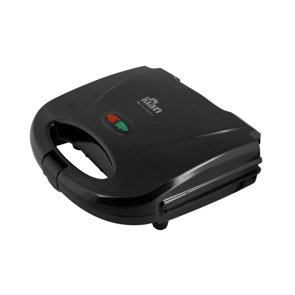 utensílios cozinha sanduicheira grill antiaderente Black Kian 110V 220V
