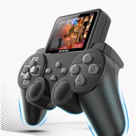 vedio gamer controle com mais de 500 jogos retrô embutidos para diversão em família